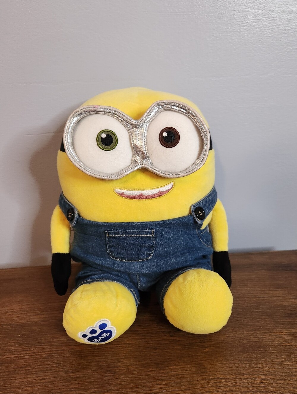 Build A Bear Workshop Minions Bob 11" Denim Overalls Plush